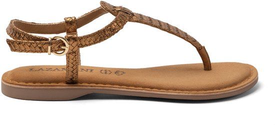 Lazamani Ira Dames Sandalen Copper - Maat 37