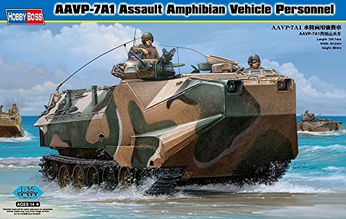 Hobbyboss 1:35 Schaal"AAVP-7A1 Aanval Amfibieën Voertuig Personeel" Montagekit