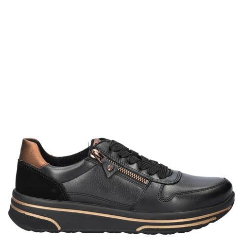 Ara Sapporo 3.0 leren sneakers zwart