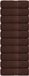 vidaXL Serviettes d'invités FROGN 10 pièces 30x50 cm Marron 360 g/m² Coton
