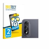 BROTECT - Screenprotector voor OnePlus Nord 5 (ALLEEN Camera Lens) - Folie Beschermfolie transparant 2 Stuks