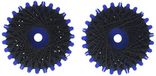 Glorex 5 2003 09 - scheurbestendig polyester naaigaren, zwart, 2 x 20 m, ideaal voor het naaien van vaste stoffen