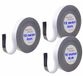 Tuka TKD9046 Magneetband, 30 m x 40 mm x 1 mm, beschrijfbaar, label/markering, magneetrol, voor whiteboard, metalen plank, schrijven, schoon bijsnijden, 3 x 10 m, wit