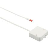 Elektra Deurcontactschakelaar, 230 V, Aansluitkabel met Gecodeerde Ministekker 2000 mm, Kunststof Wit