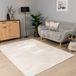 Paco Home Tapis Salon À Poil Court Lavable En Machine Uni Doux 140x200 cm