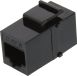 XtendLan Connecteur Keystone/Accouplement, RJ45, CAT6, UTP, Noir