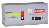 Activejet ATH-415YN toner voor HP printer; Vervanging HP 415A W2032A; Supreme; 2100 pagina's; Geel, met chip
