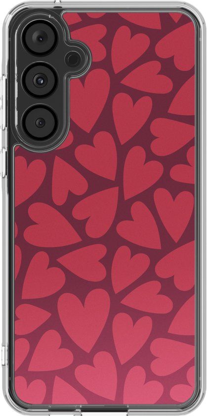 imoshion Hoesje - Geschikt voor Samsung Galaxy A55 (5G) - Design hoesje - Hearty Coral Dust