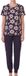 Ammann Dames pyjama Mix & Match Korte mouw Gebloemd Vrouwen 50% Katoen, 50% Modal night sky