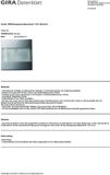 Gira S3000 Beweg.m.opz. 1,10 m Standaard System 55 F Alu [537326]