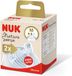 NUK Nature Sense silicone speen voor babyflessen | anti-kolic-ventiel | maat M | 2 stuks