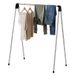 Relaxdays Opvouwbaar droogrek, HxBxD: 122x123,5x49 cm, zilver