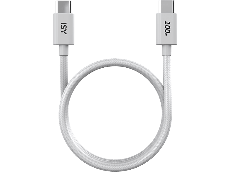 ISY IUC-5200 USB-C-kabel 2m Wit