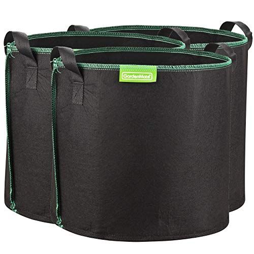 GardenMate 3x 30L Plantenzakken van vliesstoff Ø35.6cm Hoogte 30.5cm - GREENLINE