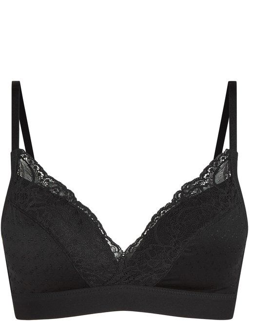 Hunkemöller Sophie Voorgevormde bh zonder beugel - Zwart - F85