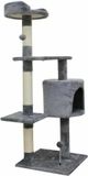Anders BigBuy Pets Krabpaal Jasper 40 x 40 x 114 cm Grijs