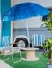 Koozak Parasol Hawaïenne Bleu