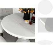 vidaXL nappe Ø80 cm 2 mm PVC transparent