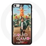 Maniacase Hoesje voor iPhone SE Inktvis Spel Pop Rood Licht Groen