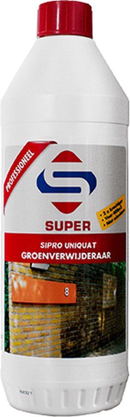 SuperCleaners Groene aanslag verwijderaar - Sipro Uniquat - 1L