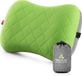 Unyqoos® Opblaasbaar camping/reiskussen met afneembare kussensloop, ergonomisch hoofdkussen, comfortabel nekkussen voor reis/outdoor, groen