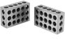 Algemene Fabrikant Klemblok - Hoge Nauwkeurigheid - 25x50x75mm met 23 Gaten