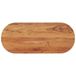 vidaXL Tafelblad ovaal 100x40x3,8 cm massief acaciahout