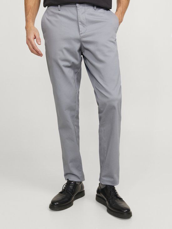 JACK & JONES Marco Bowie slim fit heren chino grijs maat 28/32