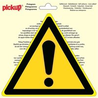 Pickup Pictogram driehoek 20 cm - Gevaar