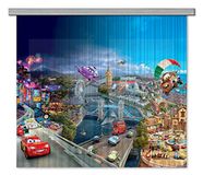 AG Design Disney Cars polyester gordijnen auto's kinderkamer 180 x 160 cm gordijnen 2-delig
