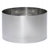 De Buyer Ronde Bakvorm Hoog 20 cm - Roestvrij Staal
