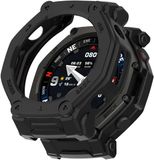 Strap-it Rugged TPU case geschikt voor Amazfit T-Rex 3 Pro - Zwart