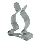 Merriway Gereedschapsclip 13 mm, glanzend verzinkt/wit, 50 stuks