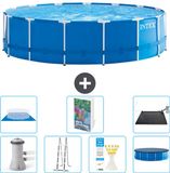 Intex Rond Frame Zwembad - 457 x 122 cm - Blauw