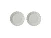 PotteryJo Petite assiette Tulipa Ø20 cm Lot de 2 Blanc