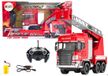 LEAN TOYS Camion de pompiers avec télécommande à flèche, lumières de pulvérisation Rc