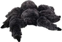 Pia Soft Toys Knuffeldier Vogelspin - zachte pluche stof - zwart - kwaliteit knuffels - 13 cm
