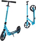 VEVOR Scooter (2 Wielen) voor Kinderen Vanaf 8 Jaar, Stadsscooter, Kinderscooter, Straatscooter met In Hoogte Verstelbaar Stuur en Antislip Platform, Opvouwbare Step tot 100 Kg, Zwart + Blauw