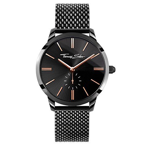 Thomas Sabo Unisex Polshorloge Analoog Quartz Roestvrij staal WA0277-202-203-33