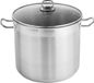 Casserole 15 Litres Inox Verre Argent
