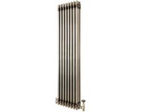 MonsterShop Monster Group BV Kolomradiator - 3-kolom 1500x380 mm - ruw metaal - incl. kraan