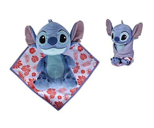 simba Disney Stitch Lilo & Stitch pluche dier met vierkante pluche, 25 cm, zeer zacht