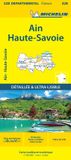 Carte Michelin Carte Départemental Ain / Haute-Savoie