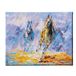 Homemania Paardenbord voor woonkamer, slaapkamer, meerkleurig, 45 x 3 x 70 cm HM20KNV45x70-109, polyester, hout