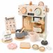 Jouets machine à café en bois - 19,5 x 13,3 x 23 cm - À partir de 3 ans