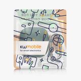 kwmobile hoesje voor oordopjes - Geschikt voor Huawei FreeClip 2 - Trendy beschermhoes draadloze oordopjes in donkergroen