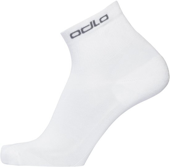 ODLO Socks Quarter Active Quater 2 Pack Sportsokken Unisex - White