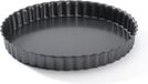 DeBuyer Ronde Gecanneleerde Taartvorm 20cm Noir Acier