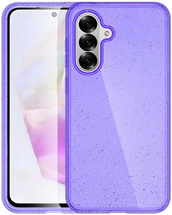 imoshion Sparkle Backcover - Glitter Paars - Samsung Galaxy A56 (5G)