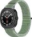 By Qubix Qubix Nylon Sport loop bandje Lichtgroen voor Samsung Galaxy Watch Ultra / Ultra 2 - 47mm